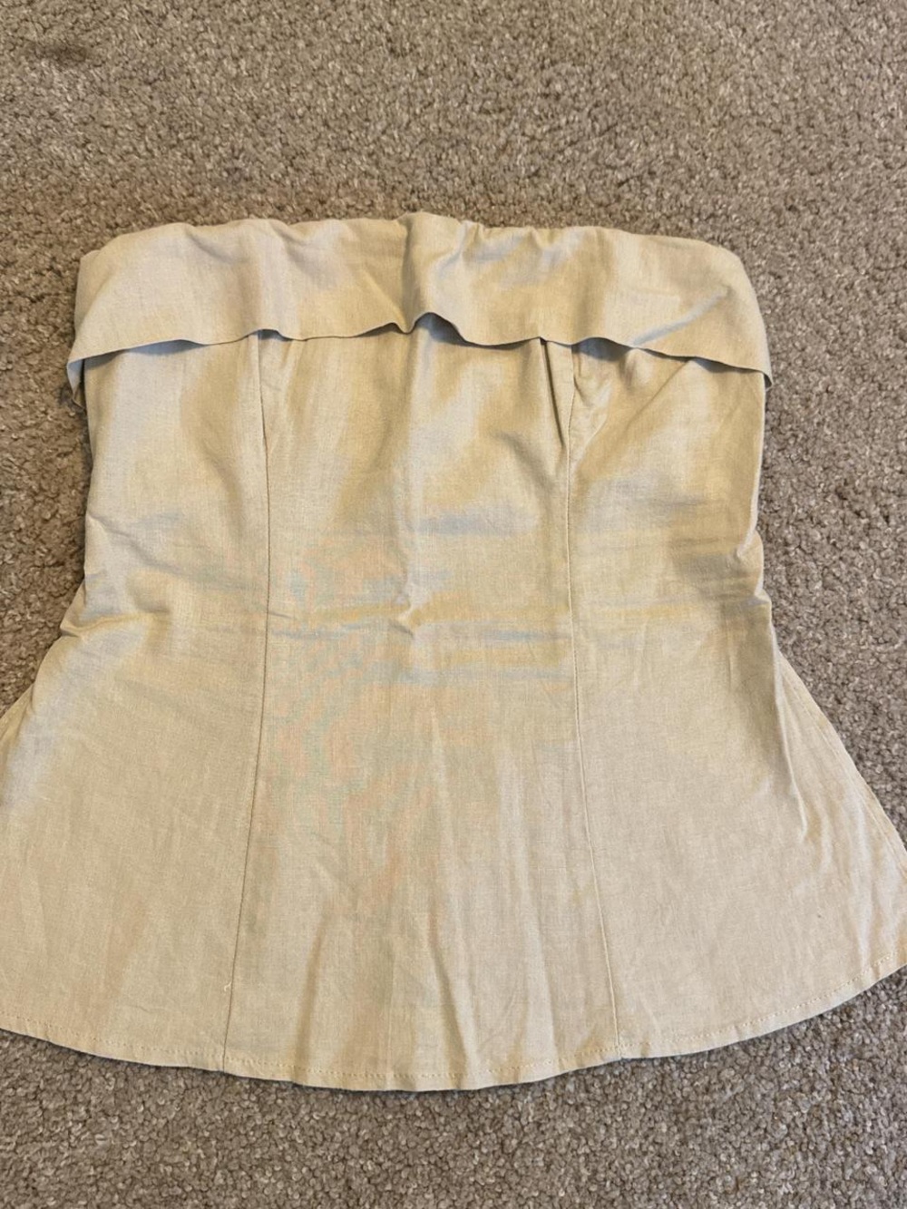 Wild fable strapless linen top